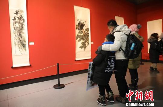 展览现场。　刘锡菊 摄
