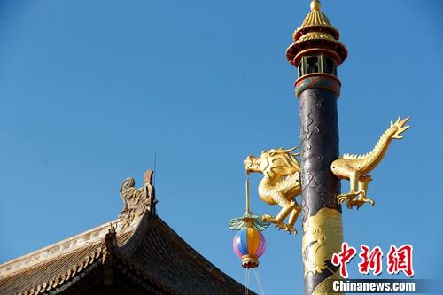 迎己亥春节 故宫博物院首次复原天灯万寿灯