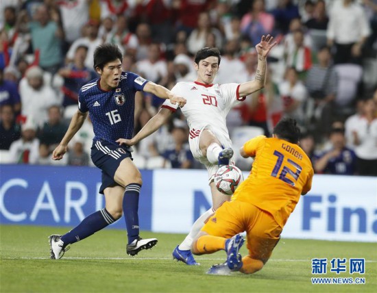 （亞洲杯）（39）足球——半決賽：日本隊晉級決賽