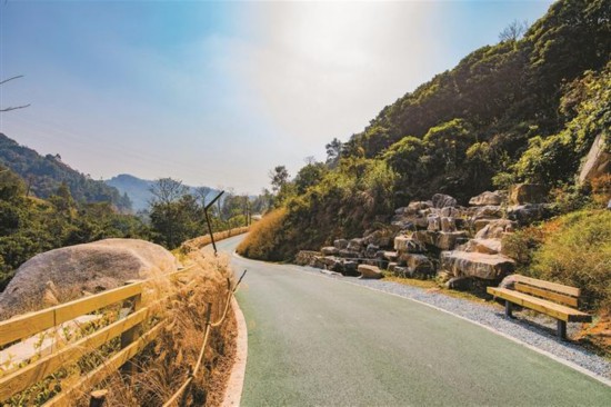 深圳龙华区环城绿道羊台山段开通 一共有十八景