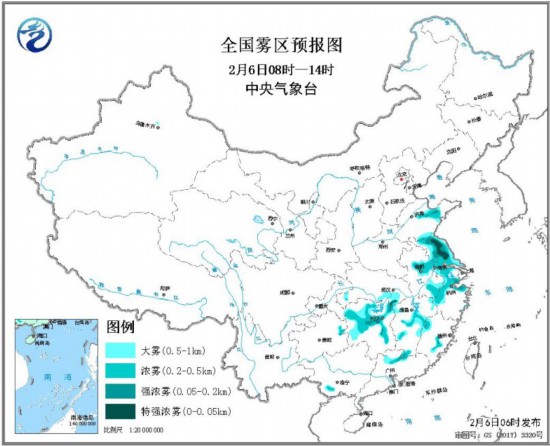 中东部地区气温骤降华北黄淮等地有雾霾