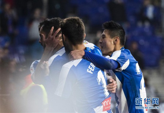 西甲:武磊造点 西班牙人胜巴列卡诺