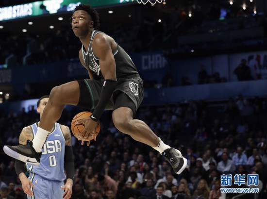 全明星新秀赛美国队击败世界队