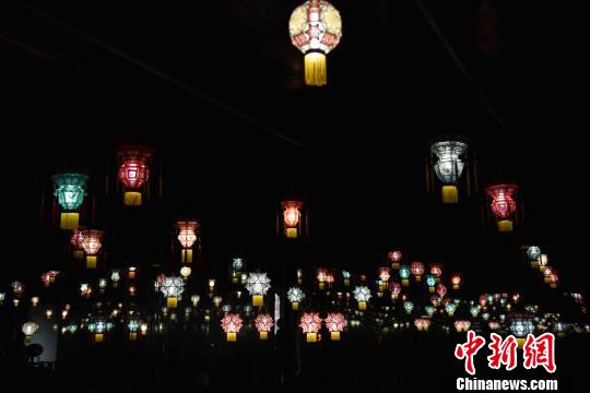 “婆媳组合”传承针刺无骨花灯巧手点亮千年灯彩