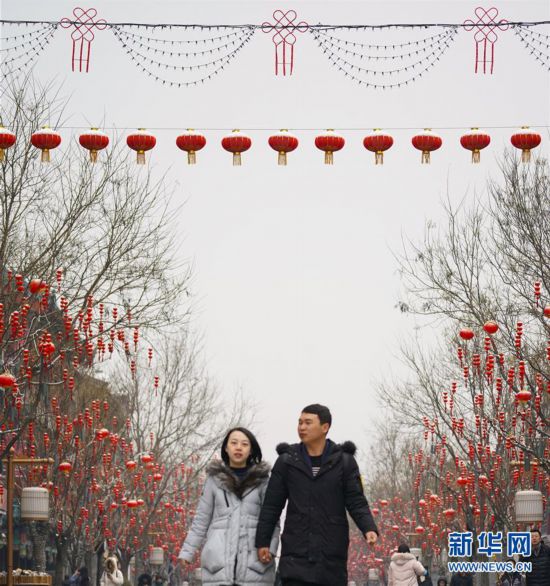 北京:正月十五雪打灯