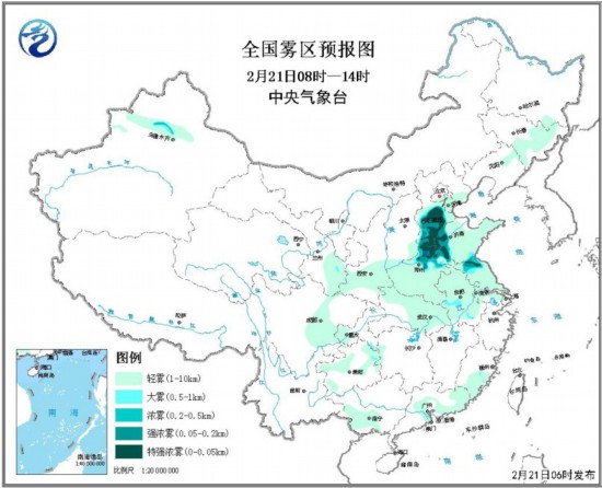 扩散条件差 河北河南山东局地有重度霾