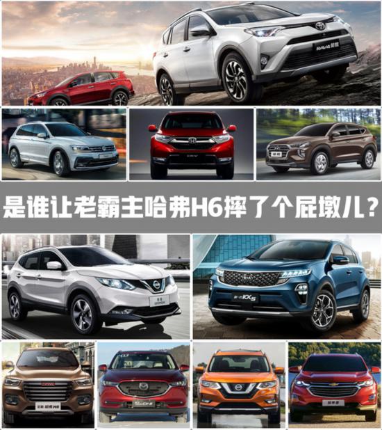 全球10大销量最高SUV 哈弗H6入围