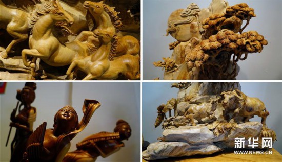 （经济）（3）江西上饶：“精雕细琢”助推木雕产业蓬勃发展