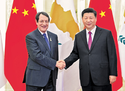 习近平分别会见出席第二届一带一路国际合作