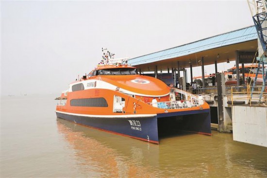 深圳机场码头水上巴士到珠海仅需1小时