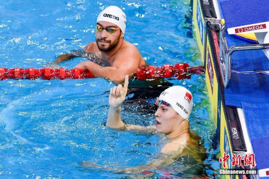 2019年FINA冠军游泳系列赛:孙杨夺男子400米