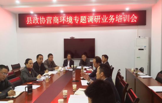 道真县政协对全县营商环境专题调研正式启动
