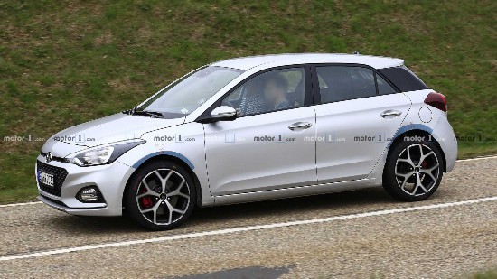 现代i20 N路试谍照首次曝光 剑指Polo GTI