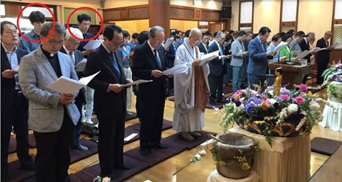 金宇彬抗癌后现身与赵寅成出席佛诞法会