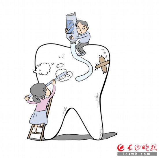 每隔6个月带孩子检查一次牙齿
