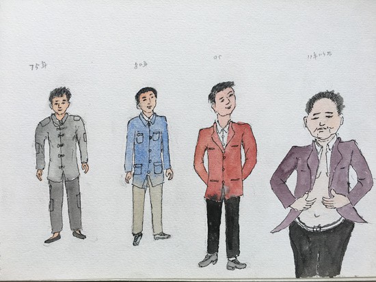 父亲画笔下的乡村