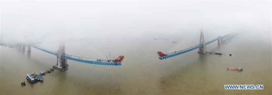 CHINA-JIANGSU-NANTONG-BRIDGE-CONSTRUCTION (CN)