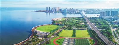海口湾畅通工程快速推进
