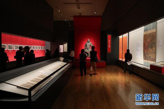 (国际)(1)《三国志》展在日本东京举行开展仪式