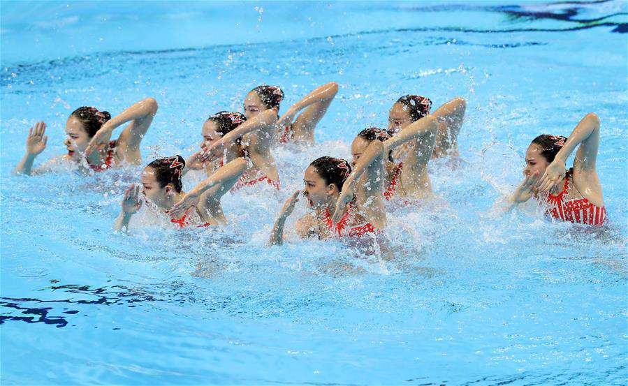 (SP)SOUTH KOREA-GWANGJU-FINA WORLD CHAMPIONSHIPS-ARTISTIC SWIMMING-WOMEN'S TEAM TECHNICAL FINAL