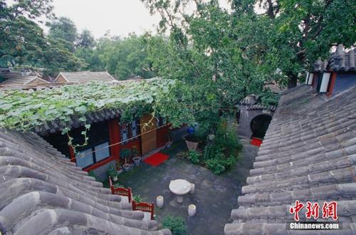 資料圖：護國寺街的四合院。王文波 攝 圖片來源：ctpphoto