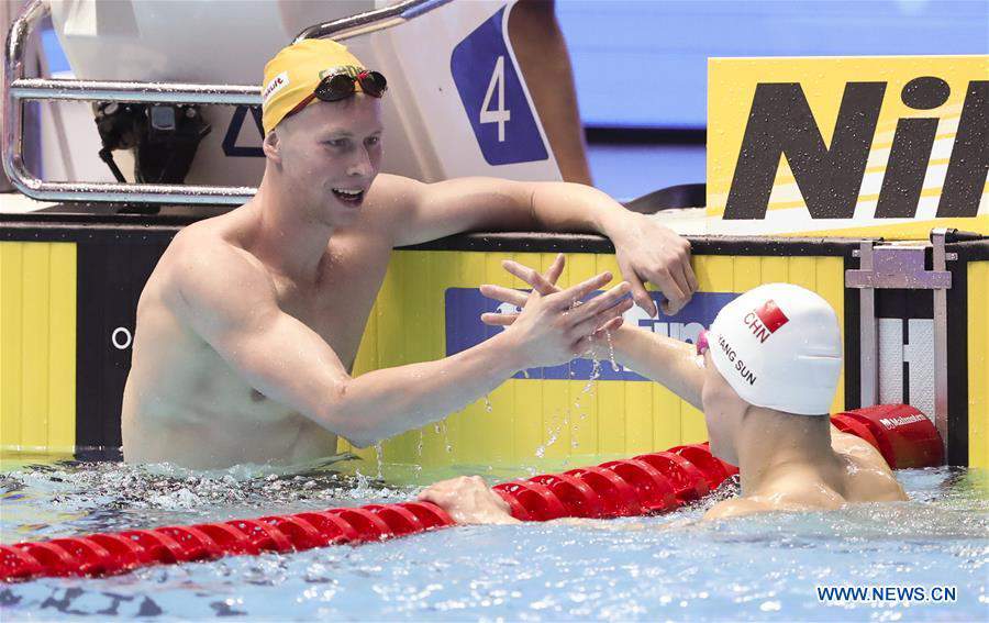 (SP)SOUTH KOREA-GWANGJU-FINA WORLD CHAMPIONSHIPS-SWIMMING-DAY 3