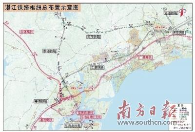 根据规划,未来将有包括深湛,广湛,湛海,合湛和张海等五条高铁汇聚湛江