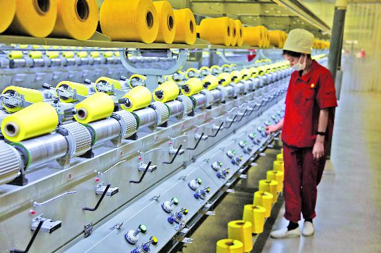 库尔勒经济技术开发区新疆康平纳智能染色有限公司筒子纱智能染色车间