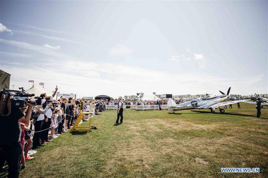 BRITAIN-GOODWOOD-WWII FIGHTER AIRCRAFT-TRIP AROUND WORLD