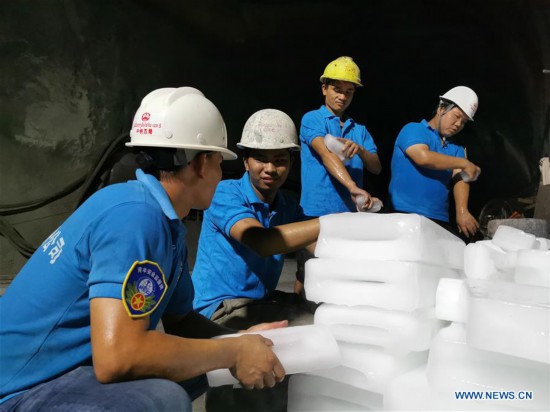 LAOS-OUDOMXAY-CHINA-LAOS RAILWAY-TUNNEL-CONSTRUCTION