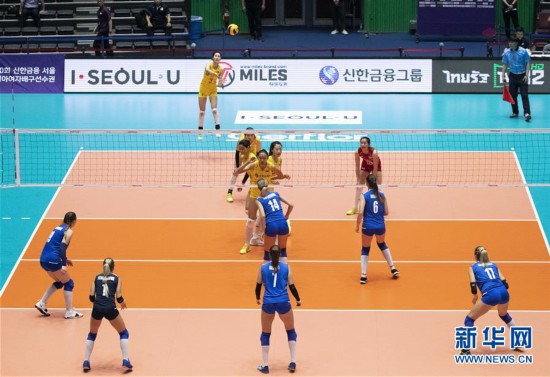 （體育）（6）排球——女排亞錦賽：中國勝哈薩克斯坦