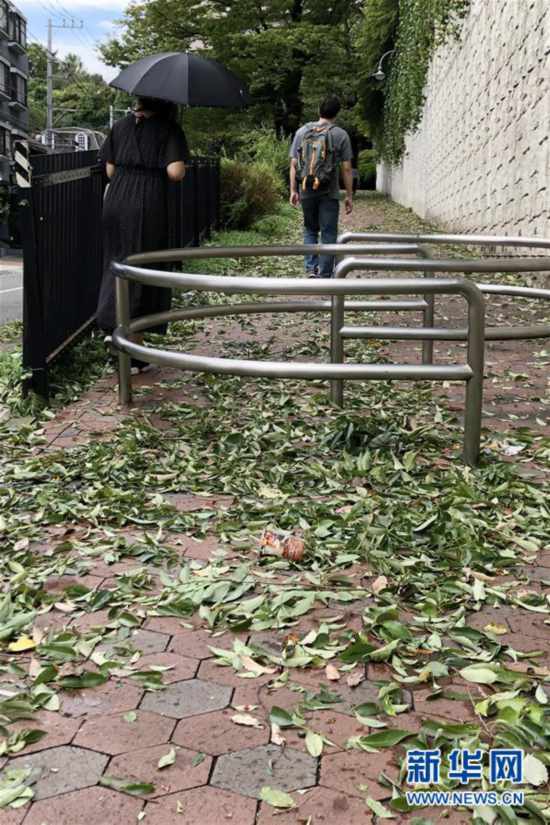 （國際）（1）強台風“法茜”登陸日本
