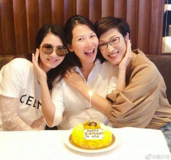 姐妹淘感情深厚!蔡少芬晒与洪欣、陈法蓉合影共庆生