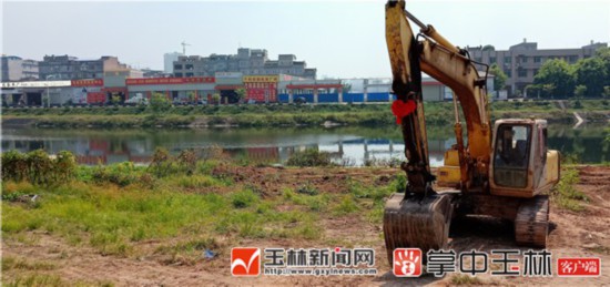 玉林市新民橋項目、玉州區農產品加工及冷鏈項目同日分別開工