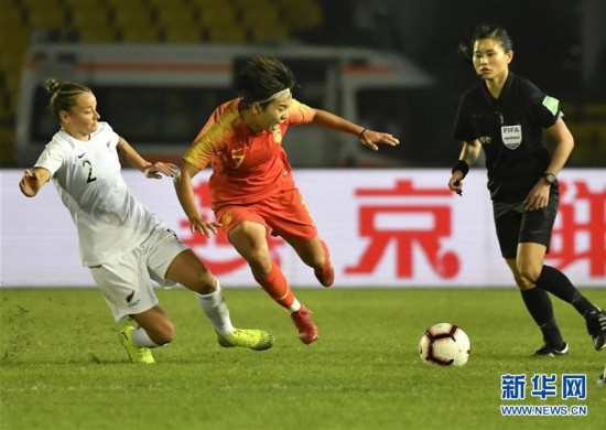 （體育）（16）足球——永川國際女足錦標賽：中國隊勝新西蘭隊