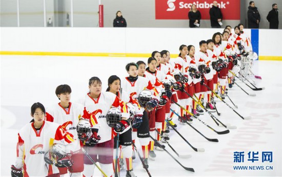 （體育）（3）冰球——中國U18女子冰球隊加拿大集訓備戰世錦賽