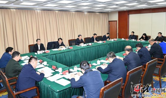 王东峰参加指导保定市委常委主题教育专题民主生活会
