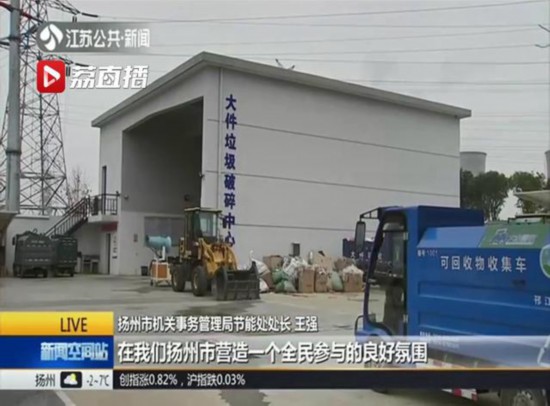 生活垃圾强制分类 江苏县级以上机关等先行做示范