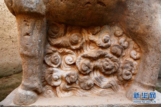 （圖文互動）（6）陜西唐豐陵遺址發(fā)現(xiàn)大量建筑構(gòu)件及石刻