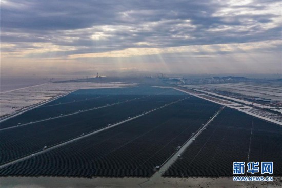 （經濟）（1）浙江省內最大規模海涂光伏發電項目正式投運