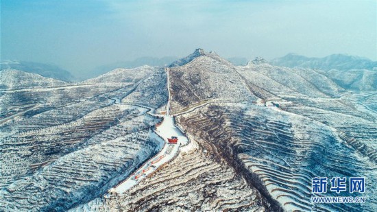 （環境）（7）河北涉縣：雪映太行梯田美