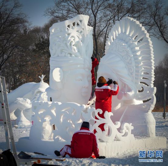 （社會）（4）哈爾濱國際雪雕比賽落幕