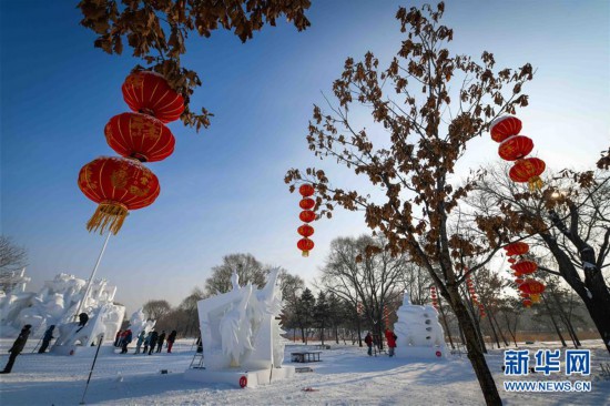 (社会)(2)哈尔滨国际雪雕比赛落幕