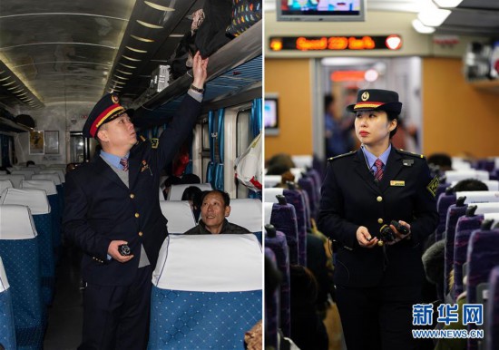 （新春走基層）（4）你的白天 我的黑夜——春運路上“相見難”的夫妻列車長