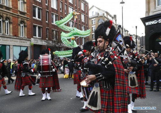 BRITAIN-LONDON-CHINA-LUNAR NEW YEAR-PARADE