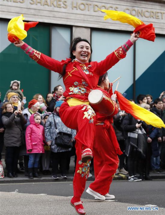 BRITAIN-LONDON-CHINA-LUNAR NEW YEAR-PARADE