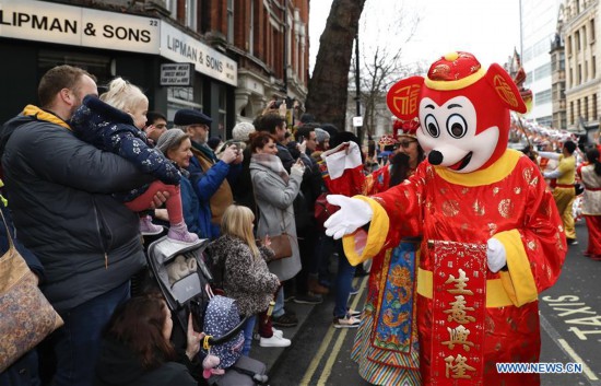 BRITAIN-LONDON-CHINA-LUNAR NEW YEAR-PARADE