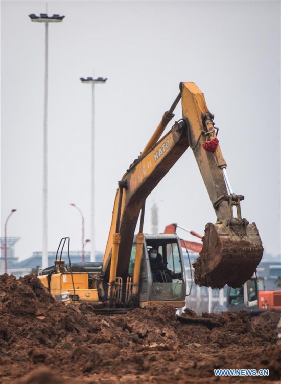 CHINA-WUHAN-LEISHENSHAN HOSPITAL-CONSTRUCTION(CN)