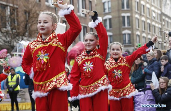 BRITAIN-LONDON-CHINA-LUNAR NEW YEAR-PARADE