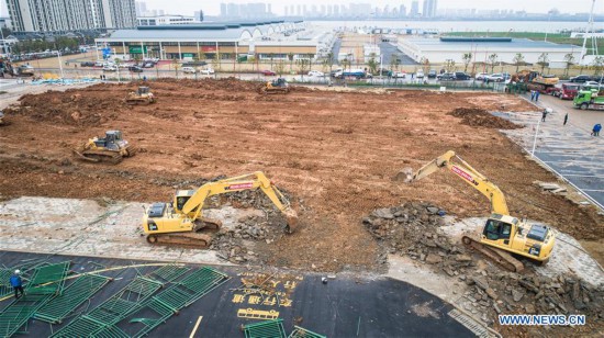 CHINA-WUHAN-LEISHENSHAN HOSPITAL-CONSTRUCTION(CN)